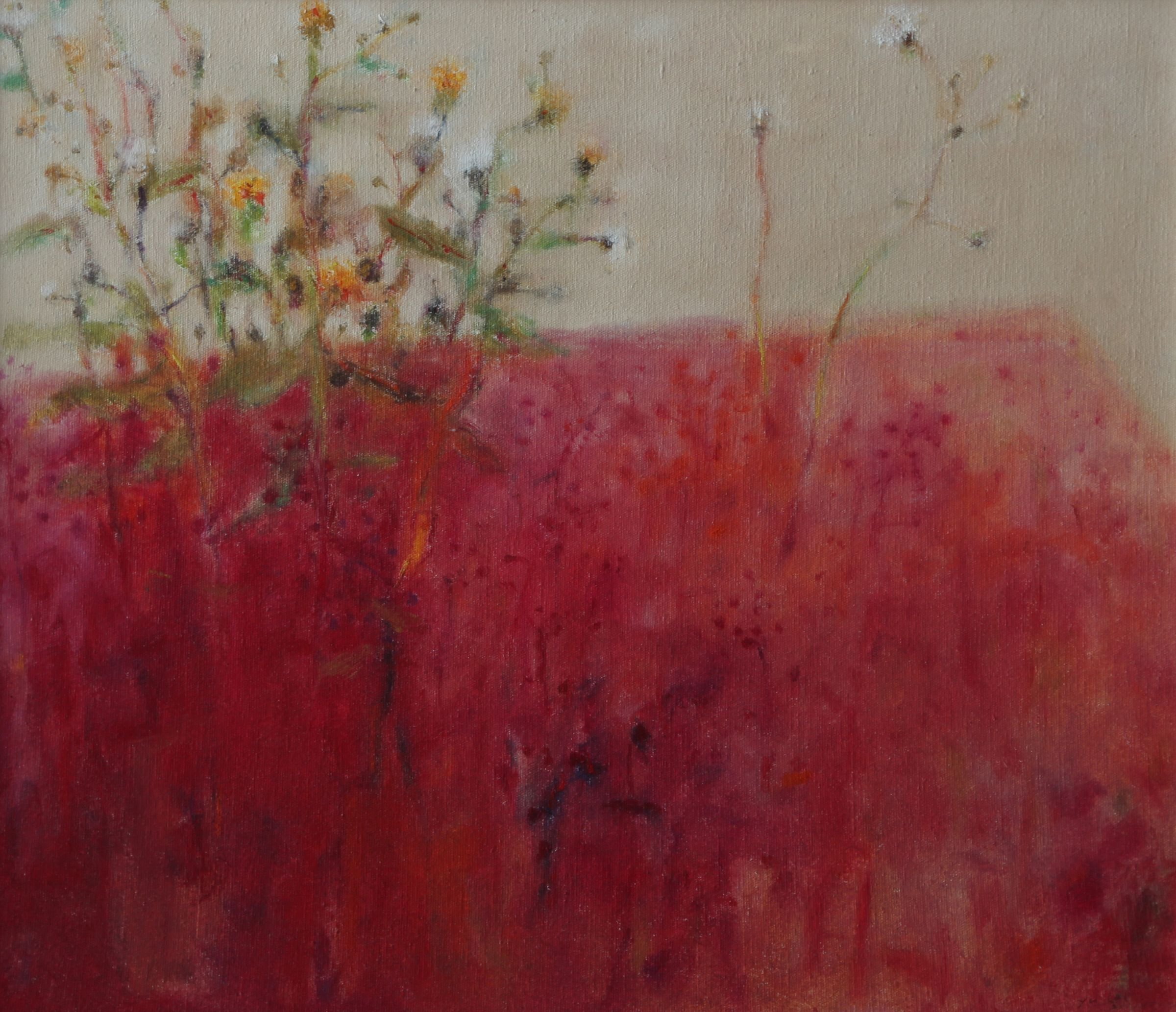 Flowers, 
2015, Oil on canvas
