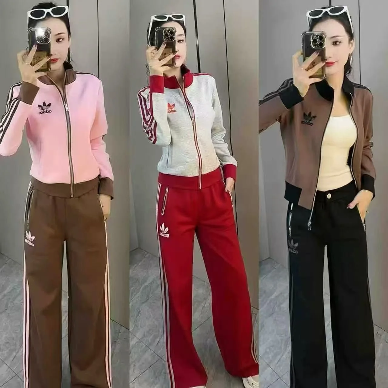 two-piece tracksuit setup