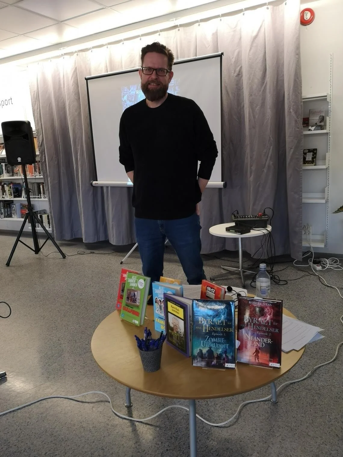 Forfatter på bokturné med Den kulturelle skolesekken