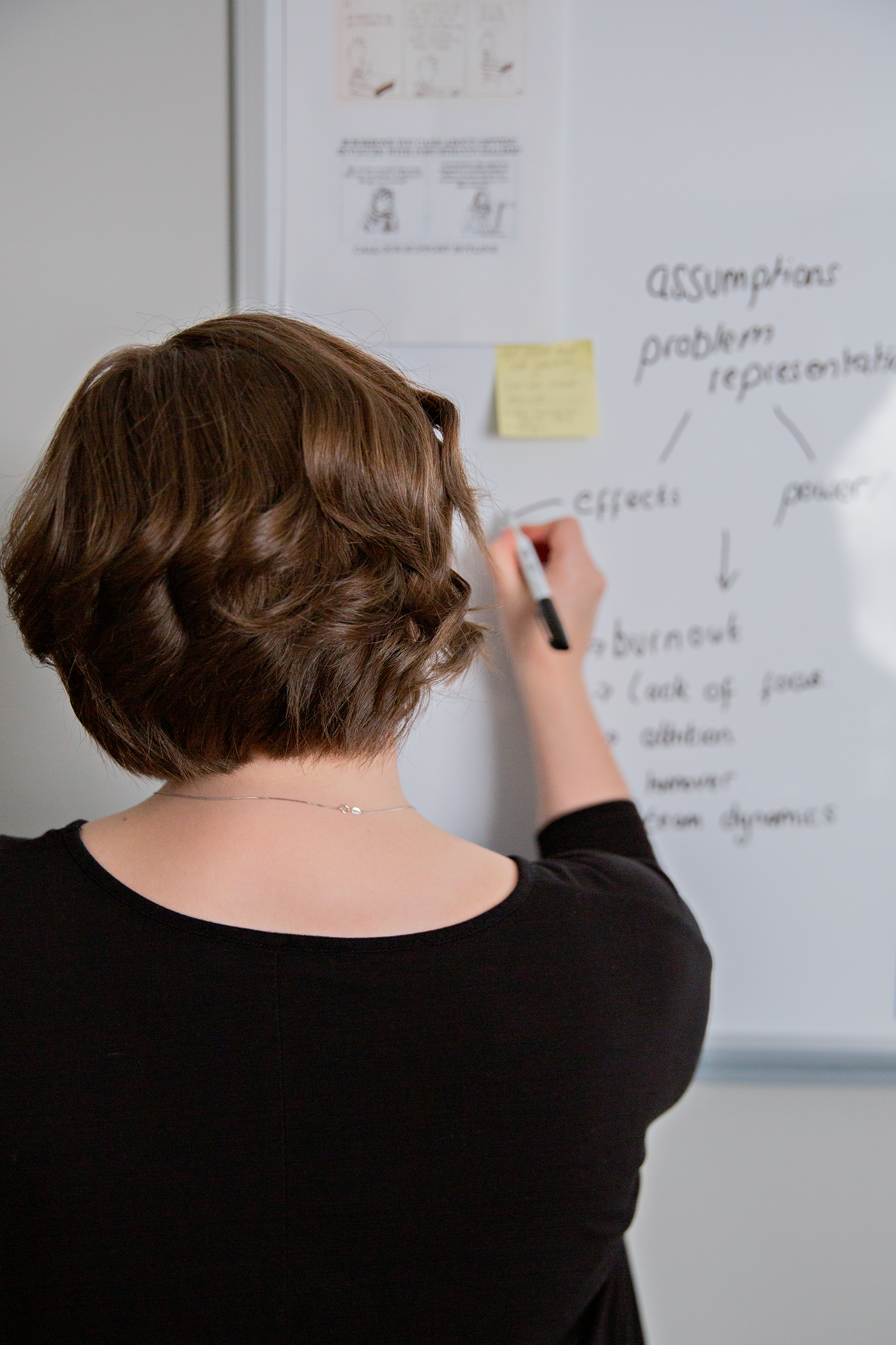 Dr Lynda actively mapping a root-cause diagnostic and policy analysis in Christchurch.