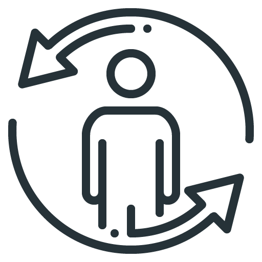 Icon representing workplace systems, policy cycles, and root-cause operational analysis for Christchurch businesses.