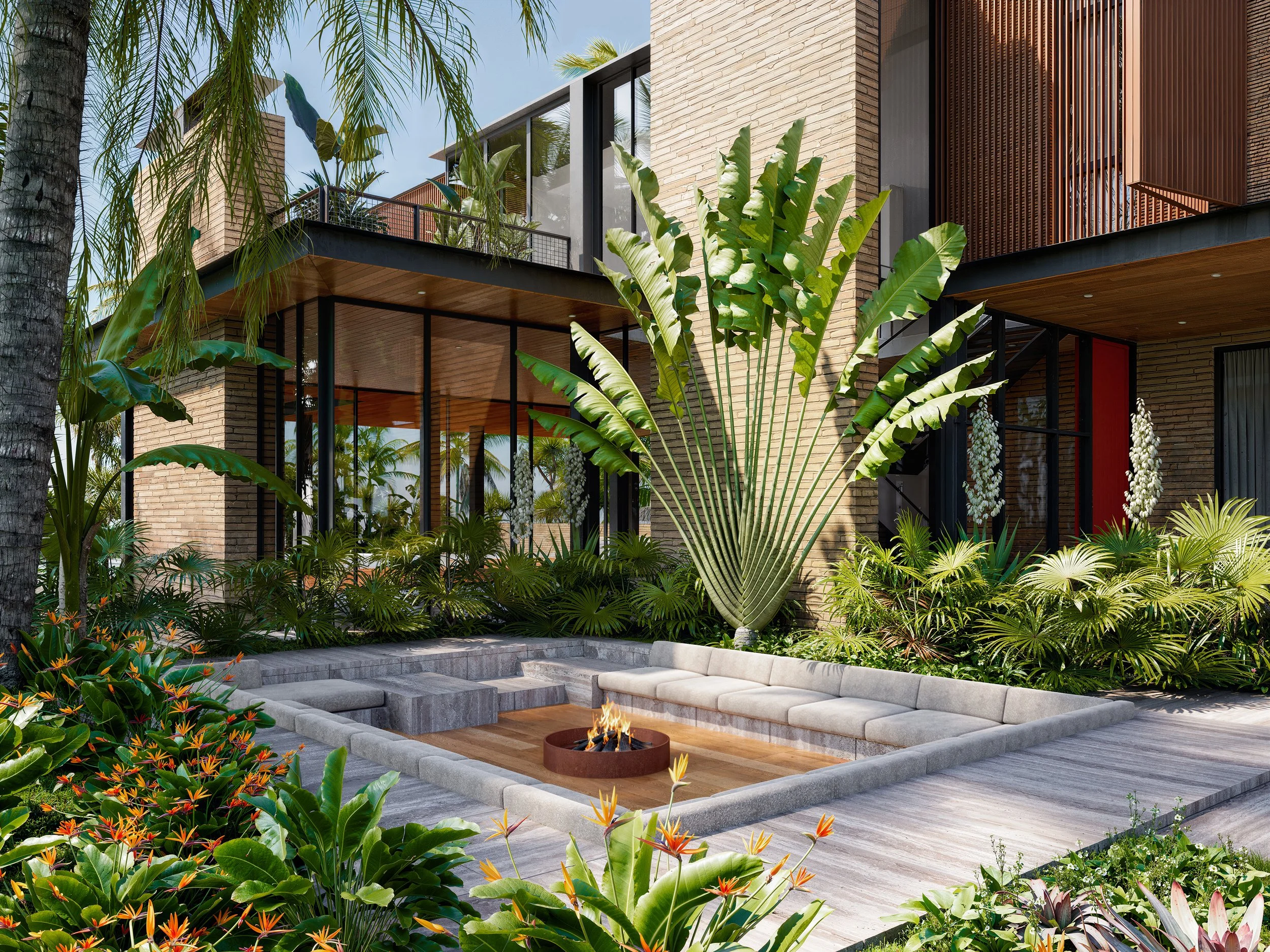 An image of the Floridian Villa outdoor seating