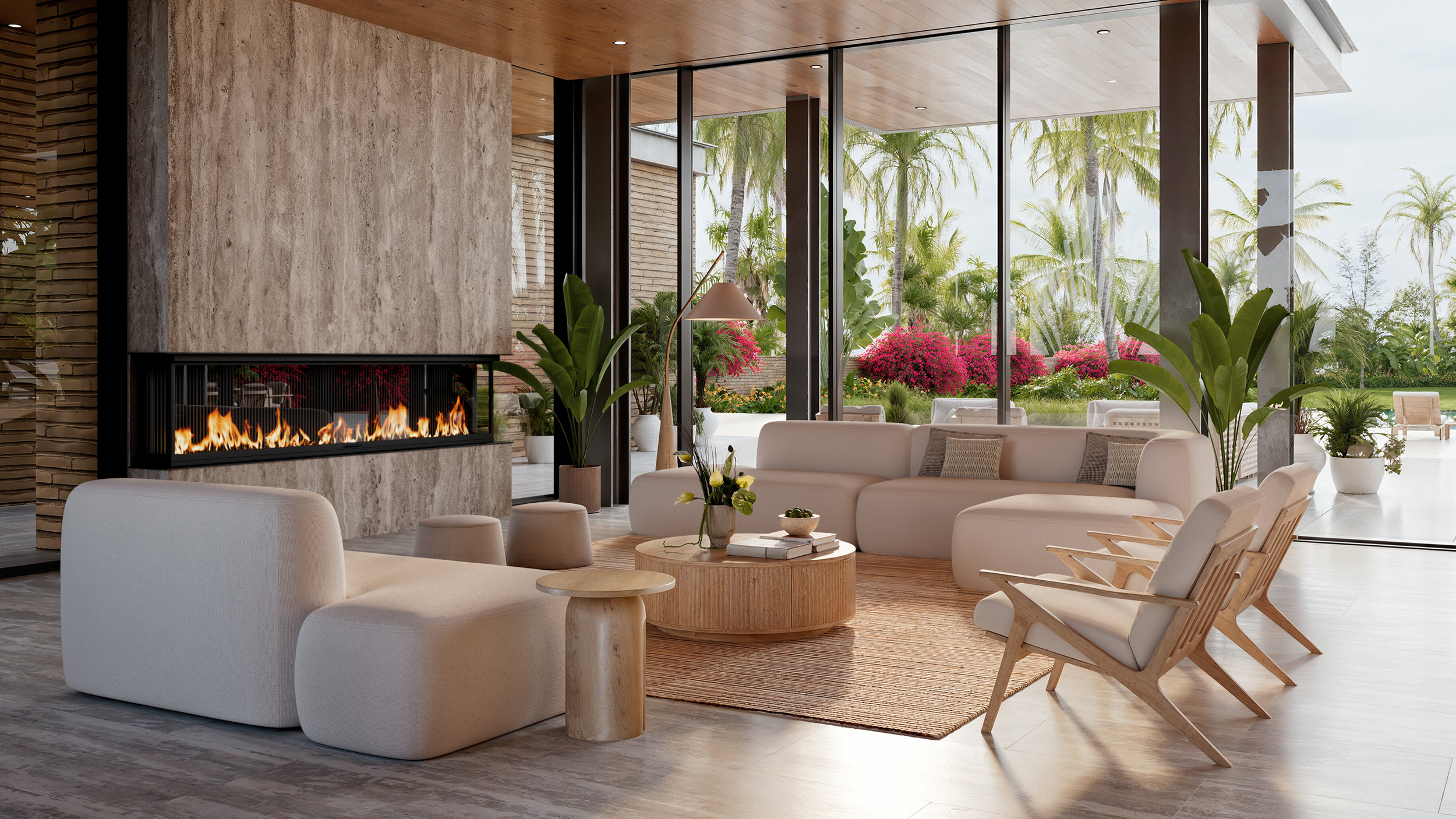 Floridian Villa Living Room