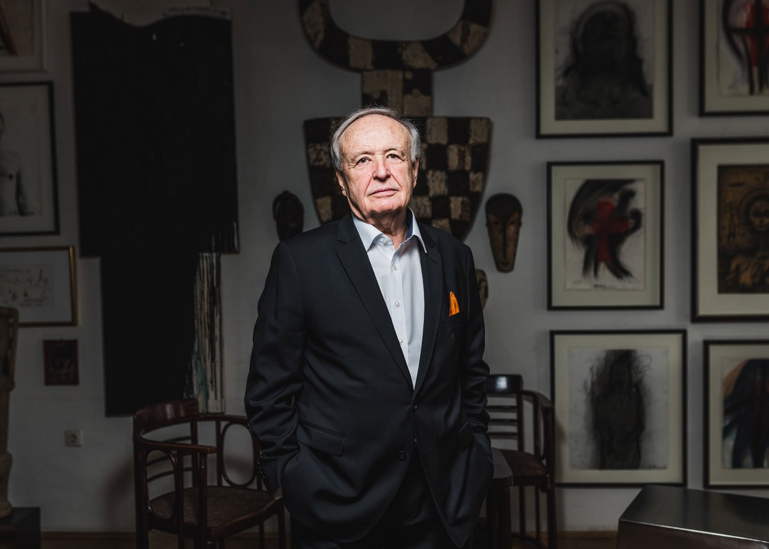 ENVIRONMENTAL PORTRAIT Art Collector Helmut Zambo