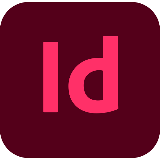 Adobe Creative Cloud logo with pink letters on a dark background.