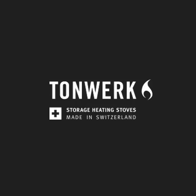 weisses logo von tonwerk auf schwarzem hintergrund