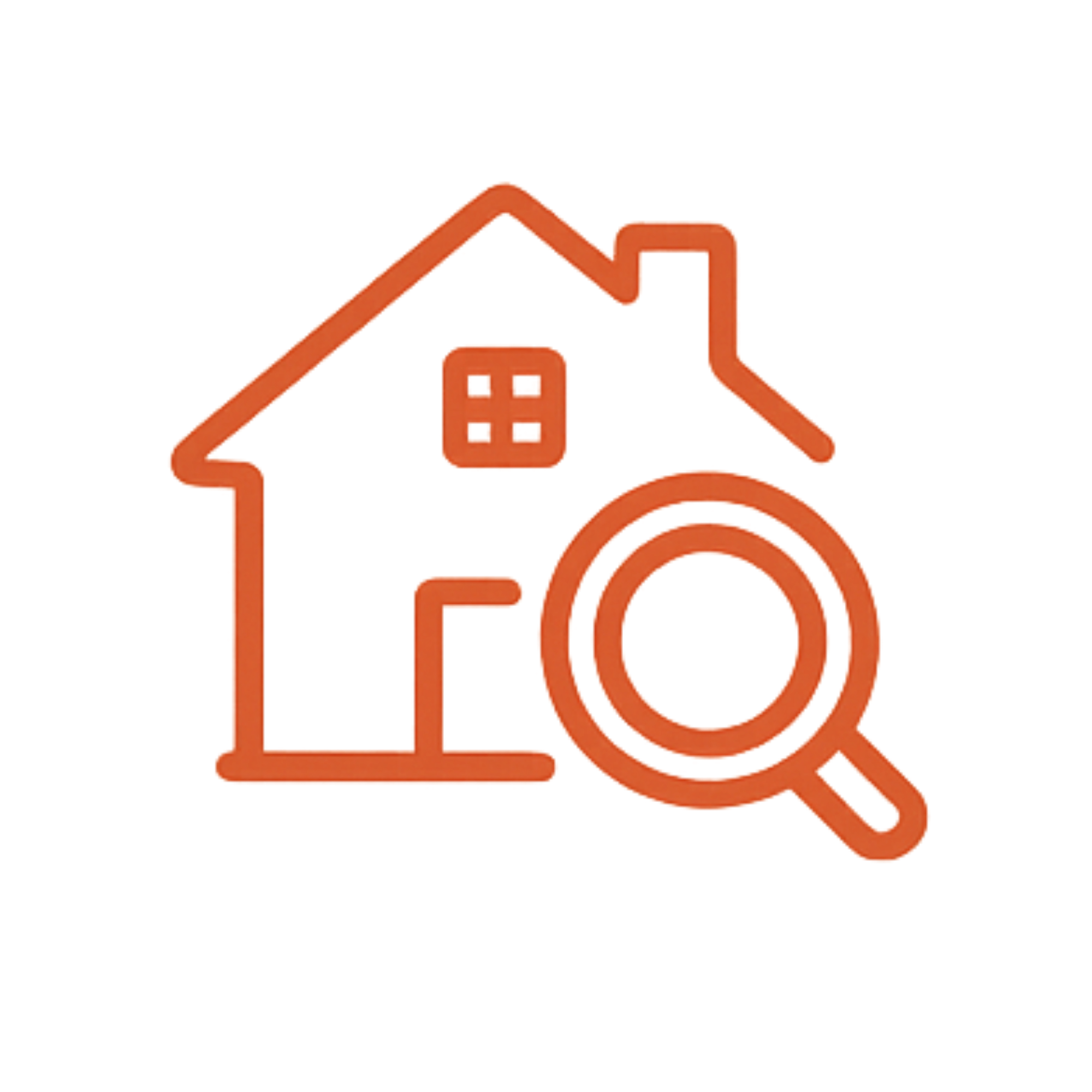 Illustration of a house with a rising and falling line graph over it, symbolizing real estate market trends.
