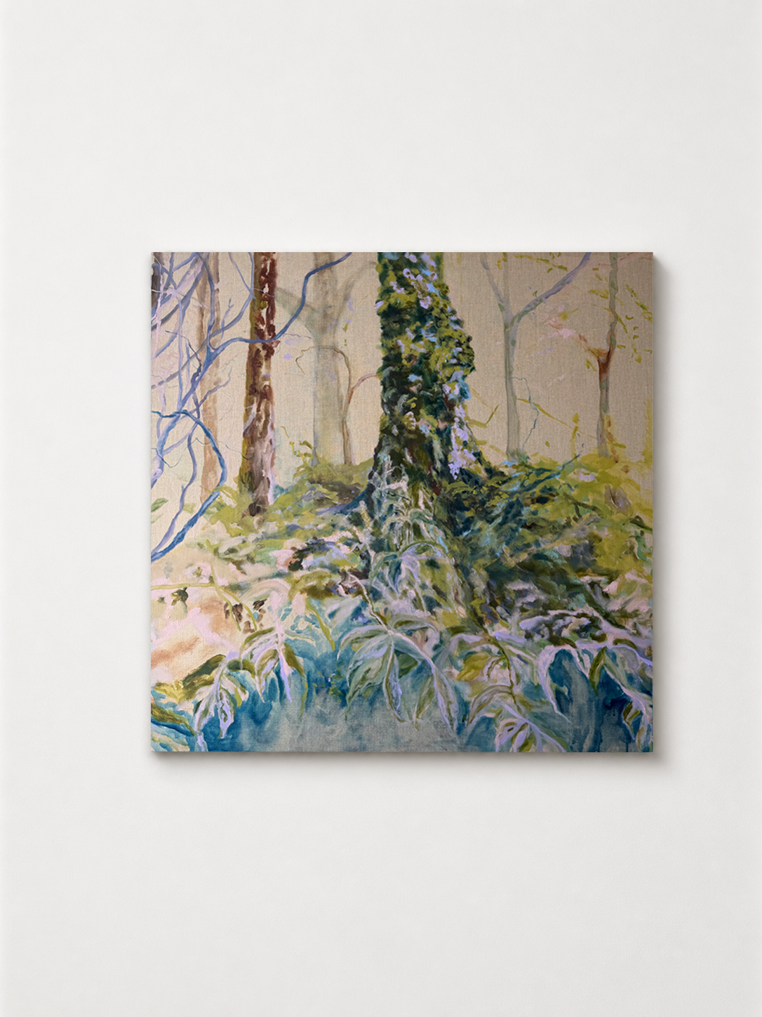 Among the trees