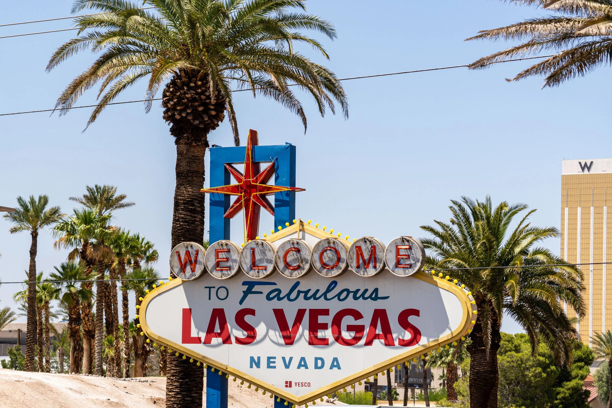 Las Vegas dag 1 rodtrip