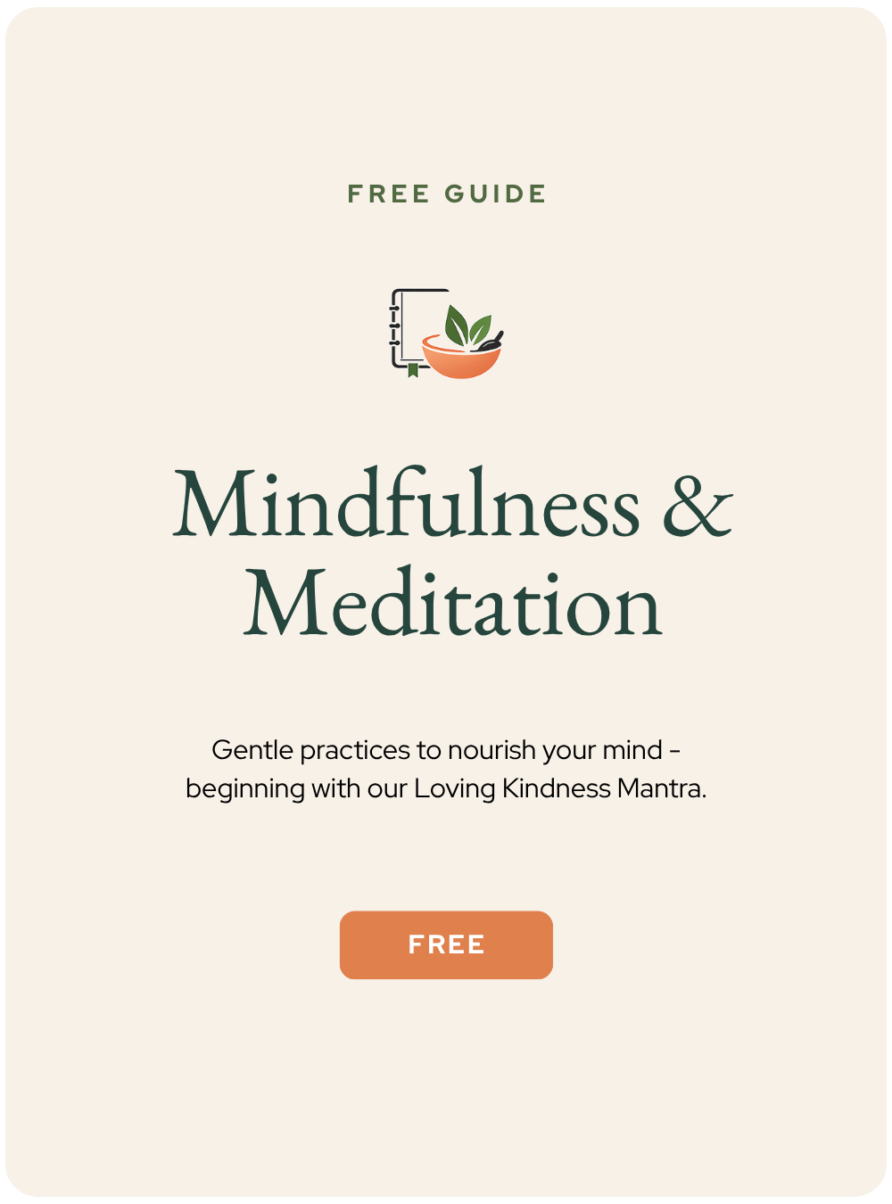 Mindfulness Meditation Guide Graphic