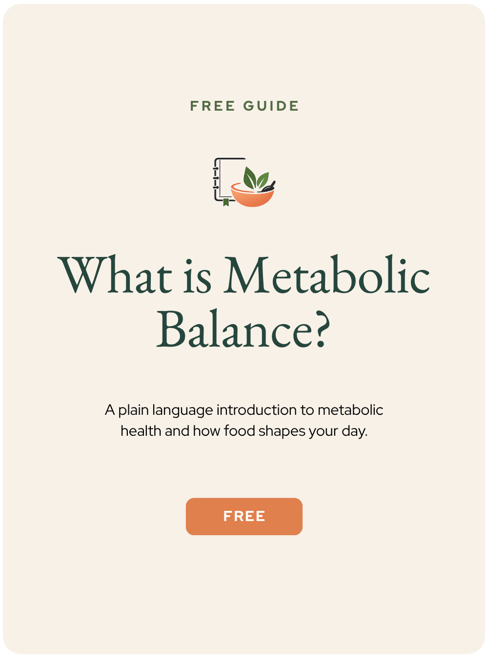What Is Metabolic Balance? — Free Download