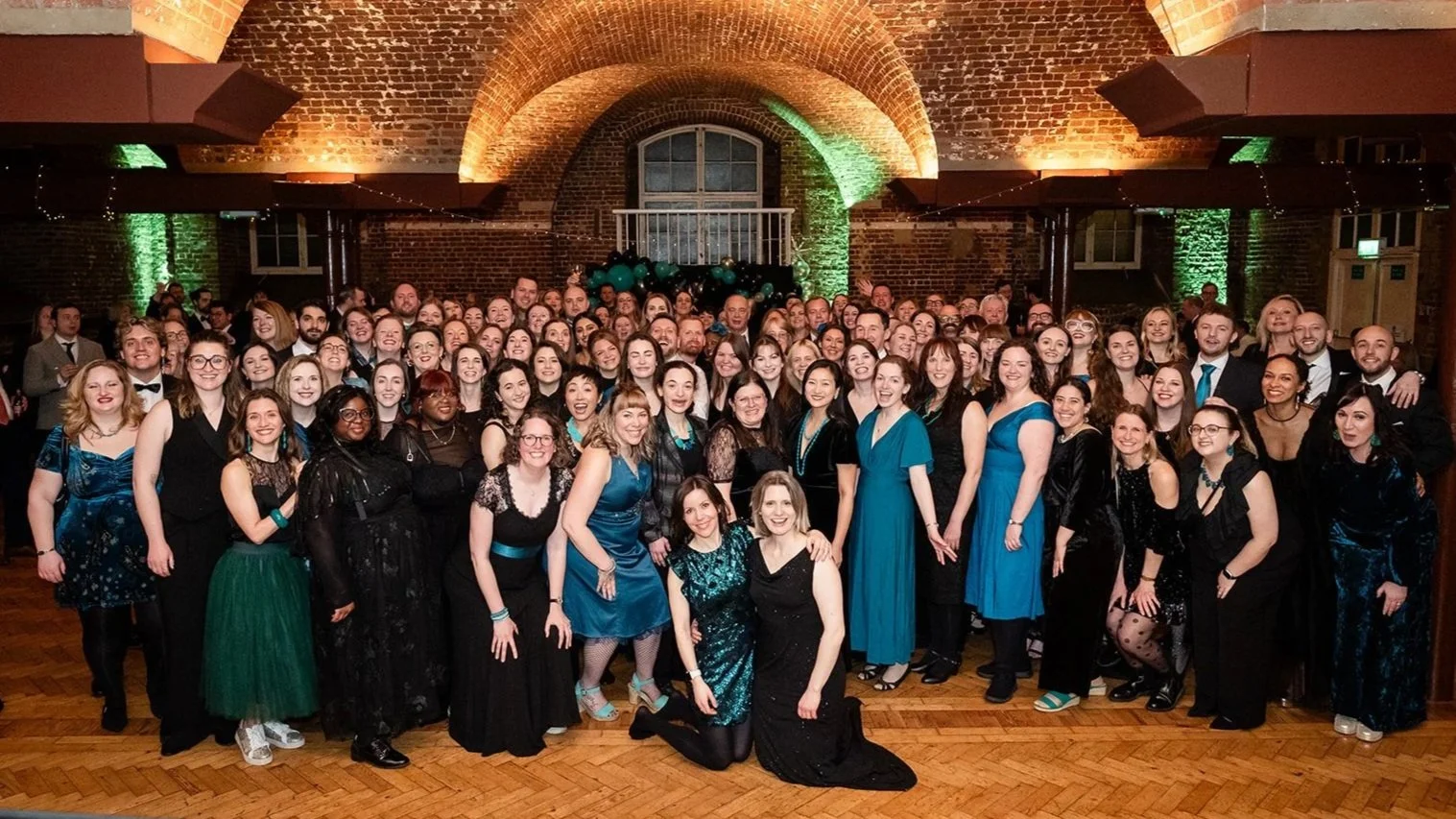 Group shot of members of the Starling Arts choirs