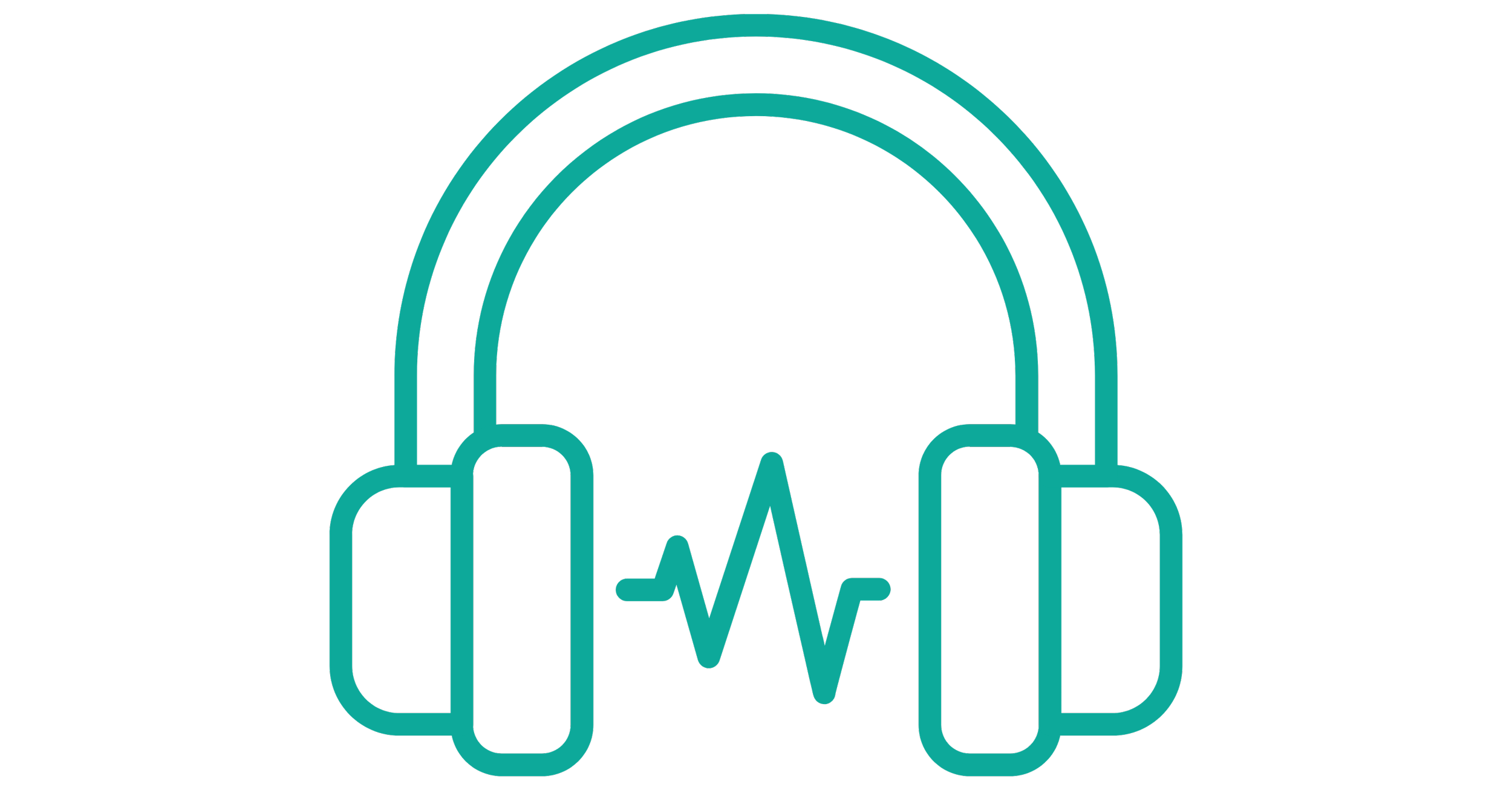 Icon depicting song creation in a teal colour