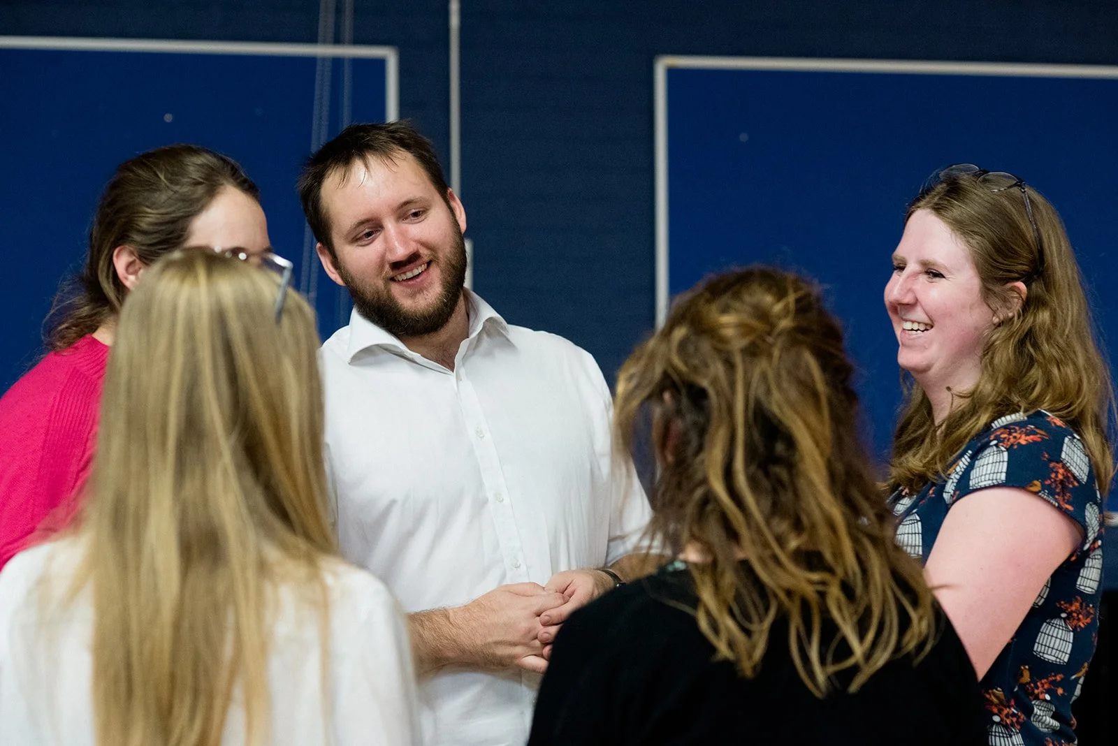 Members of a Starling Arts workshop share stories