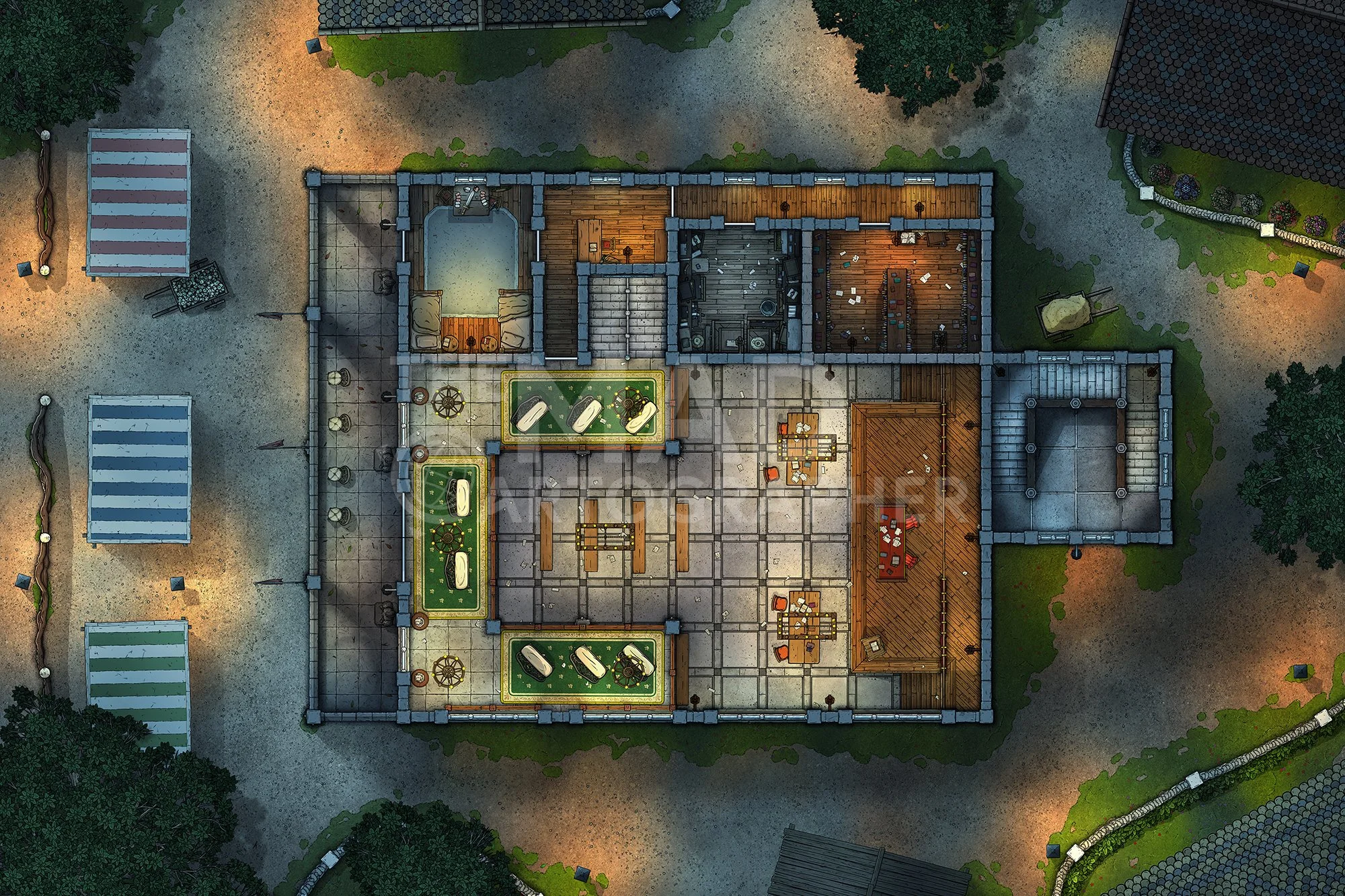 MAD_Drake_37_Print_NoGrid_30x20_Townhall_1ST_FLR-FLAT-NIGHT.jpg