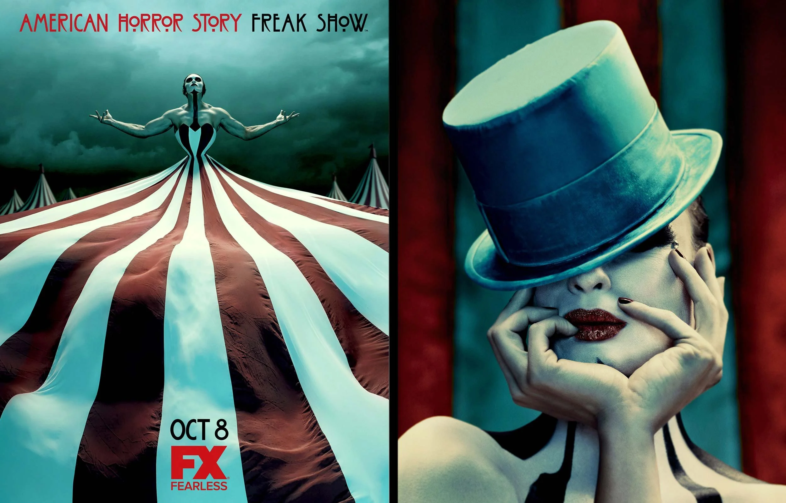 Key Art Poster Photographed by Matthias Clamer for FX TV series, Horror Story.