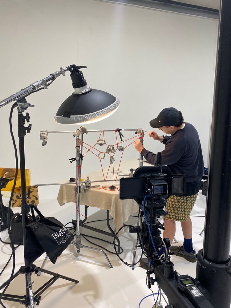 Behind the scenes for a shoot for Telegraph Luxury Time Magazine watches cover, photographed by still-life photographer Paul Zak