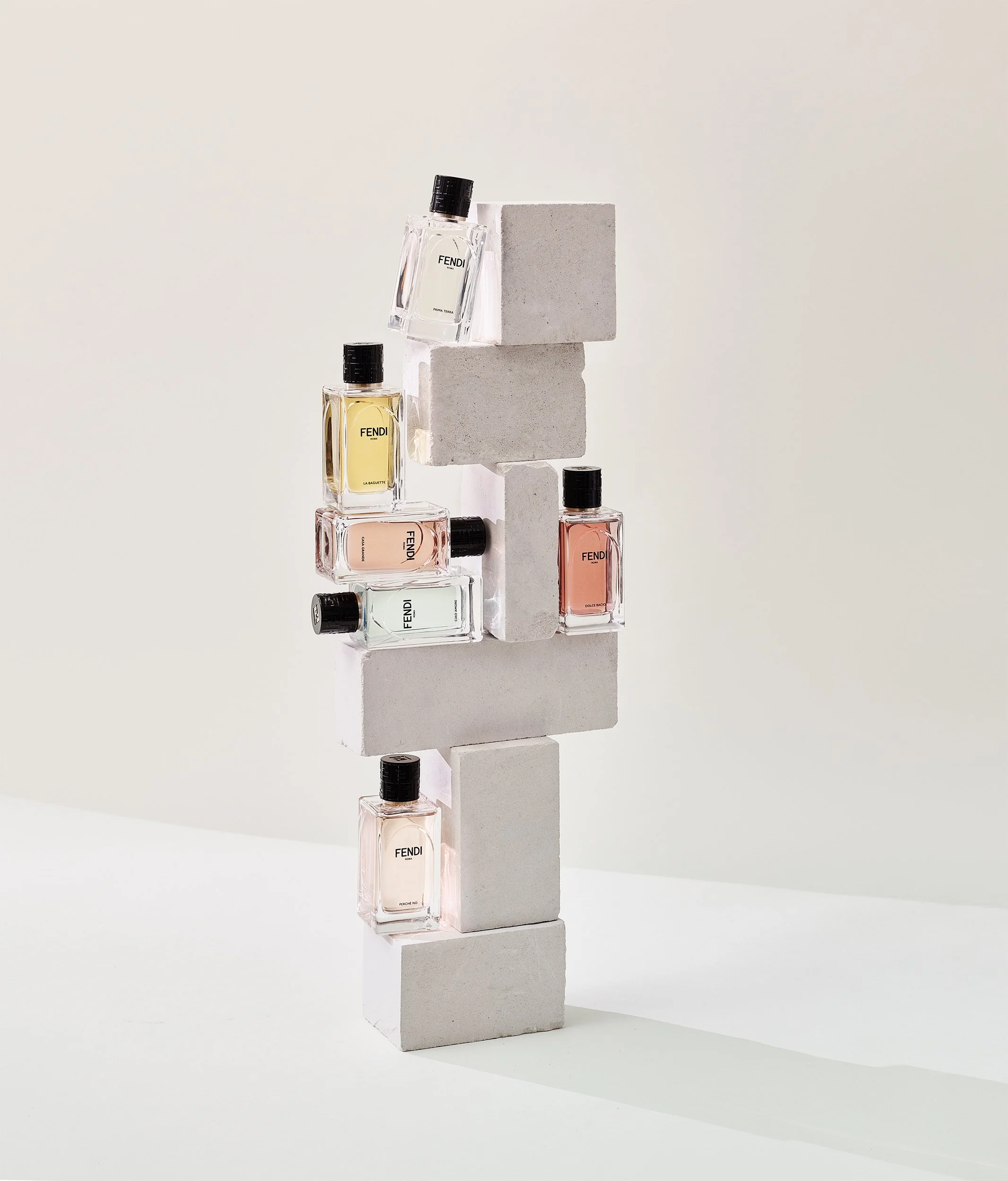 Still Life photograph by photographer Paul Zak of Fendi perfumes for Telegraph Luxury Magazine