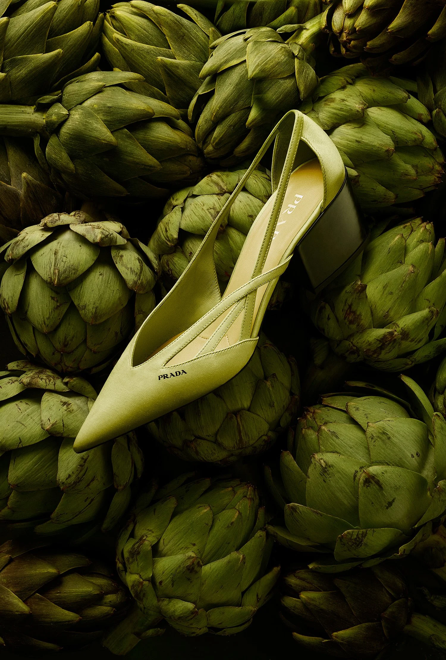 Photographer Paul Zak for Harpers Bazaar of a Prada Shoe