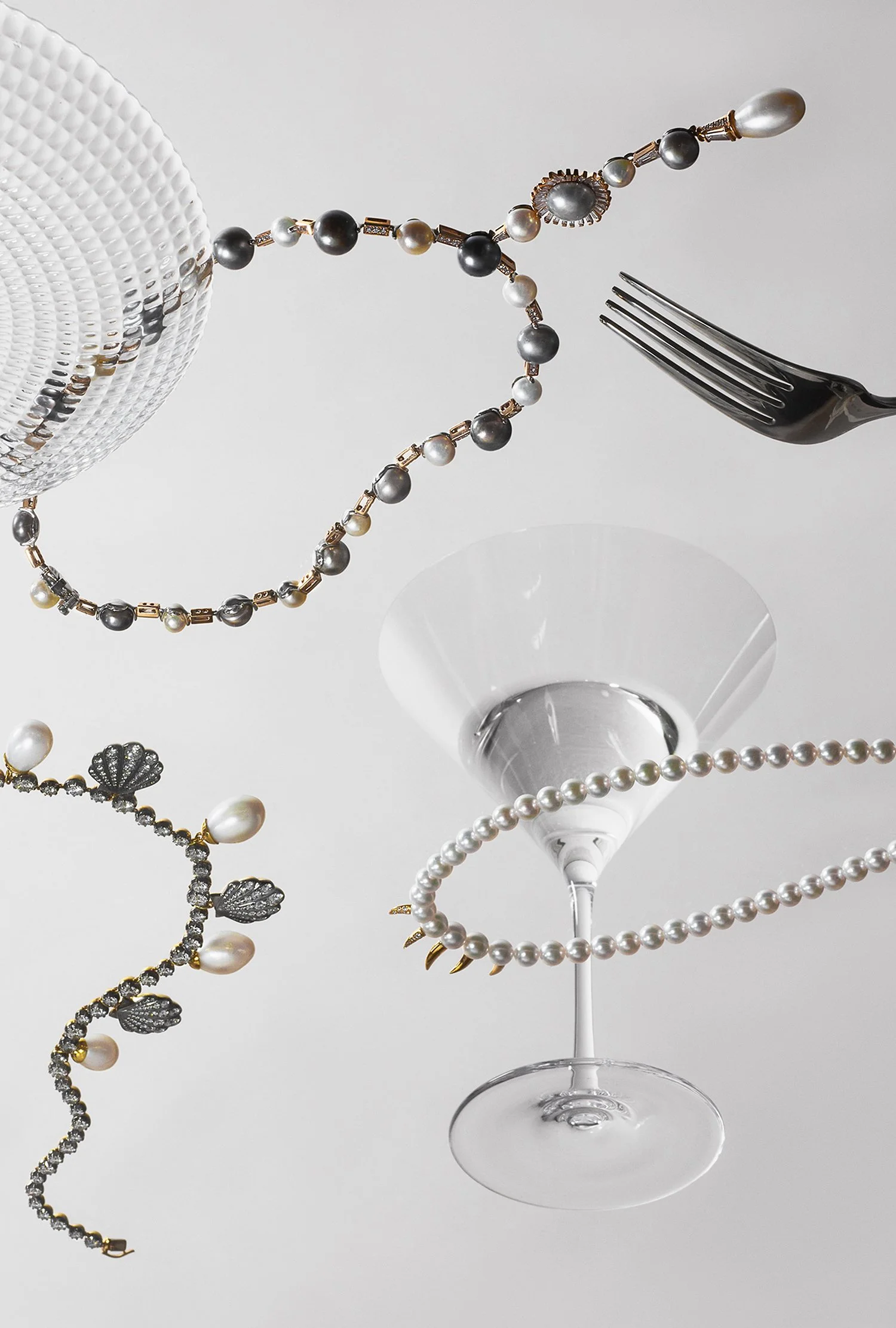 Photography by Paul Zak for Telegraph Luxury, pearls and cocktails