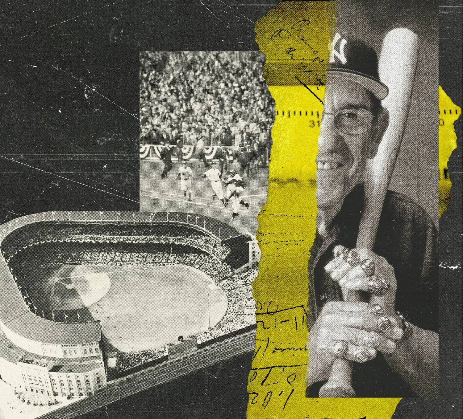 Collage illustration by artists Gibson Kochanek commissioned for Stern Crime article covering the case of Tommy Trotta.