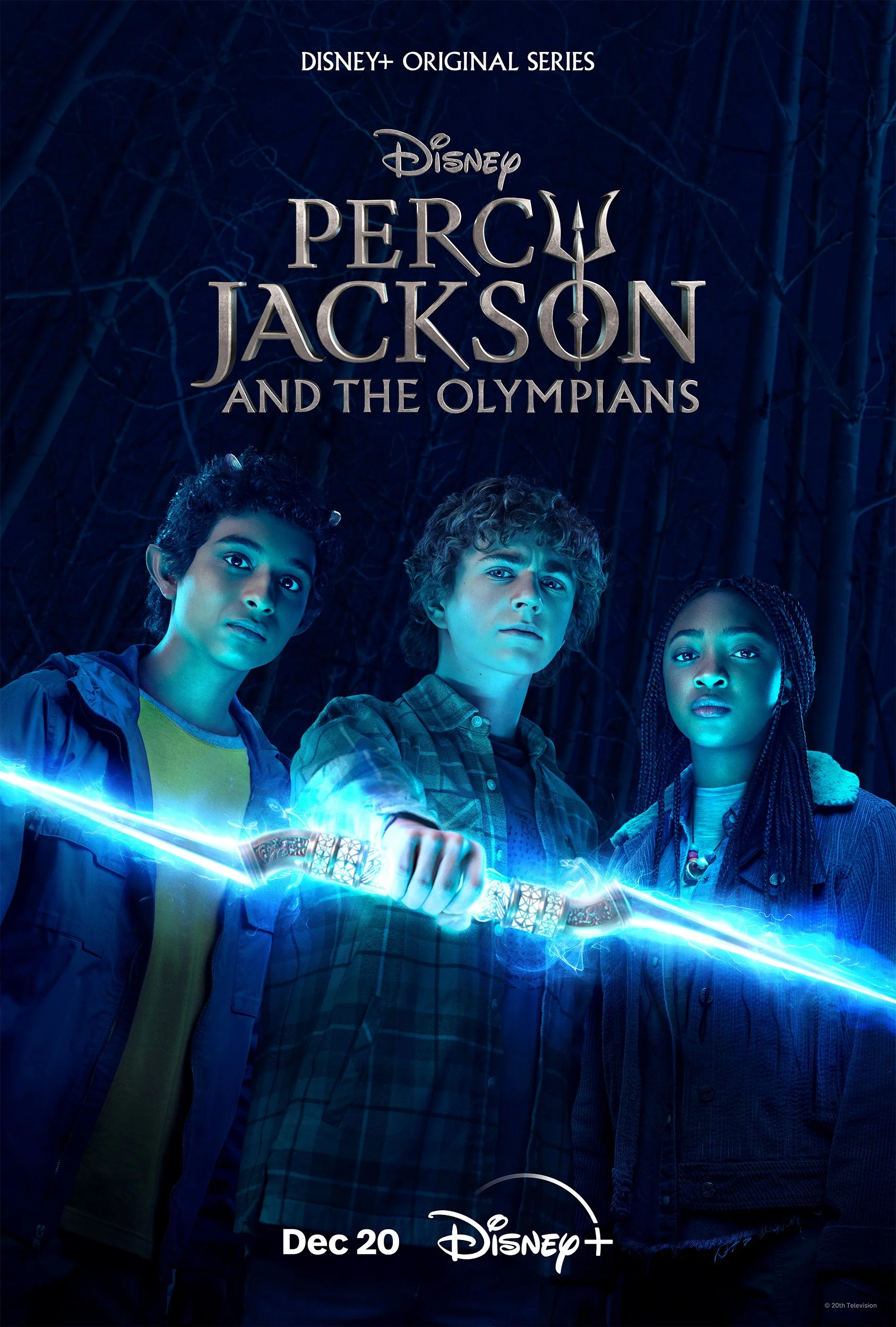 Key Art Poster Photographed by Matthias Clamer for the Disney Plus TV Series called Percy Jackson and the Olympians.