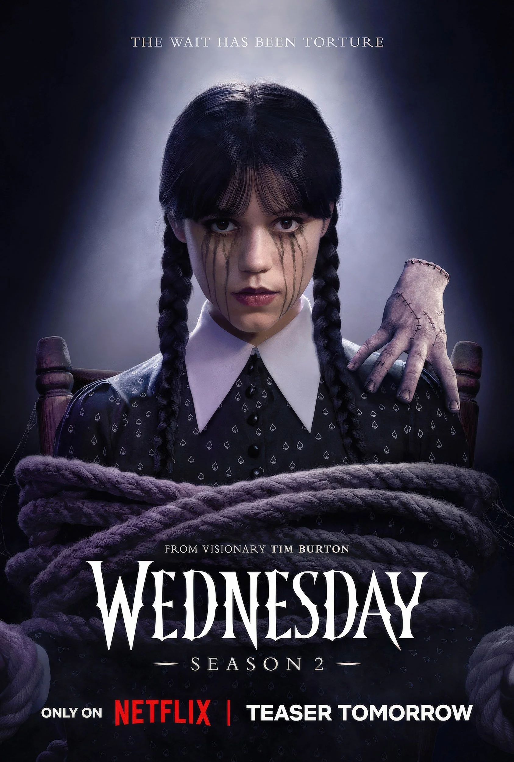 Photographer Mathias Clamer for  Wednesday Season 2 for Netflix featuring Jenna Ortega