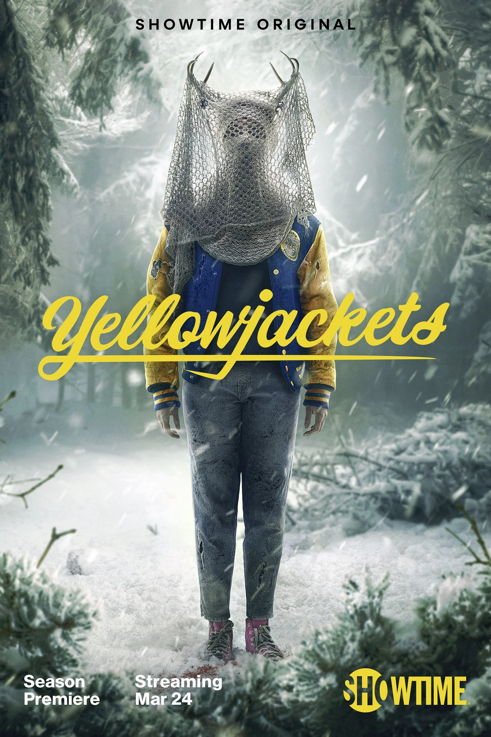 Key Art Poster Photographed by Matthias Clamer for the TV Series The Yellowjackets