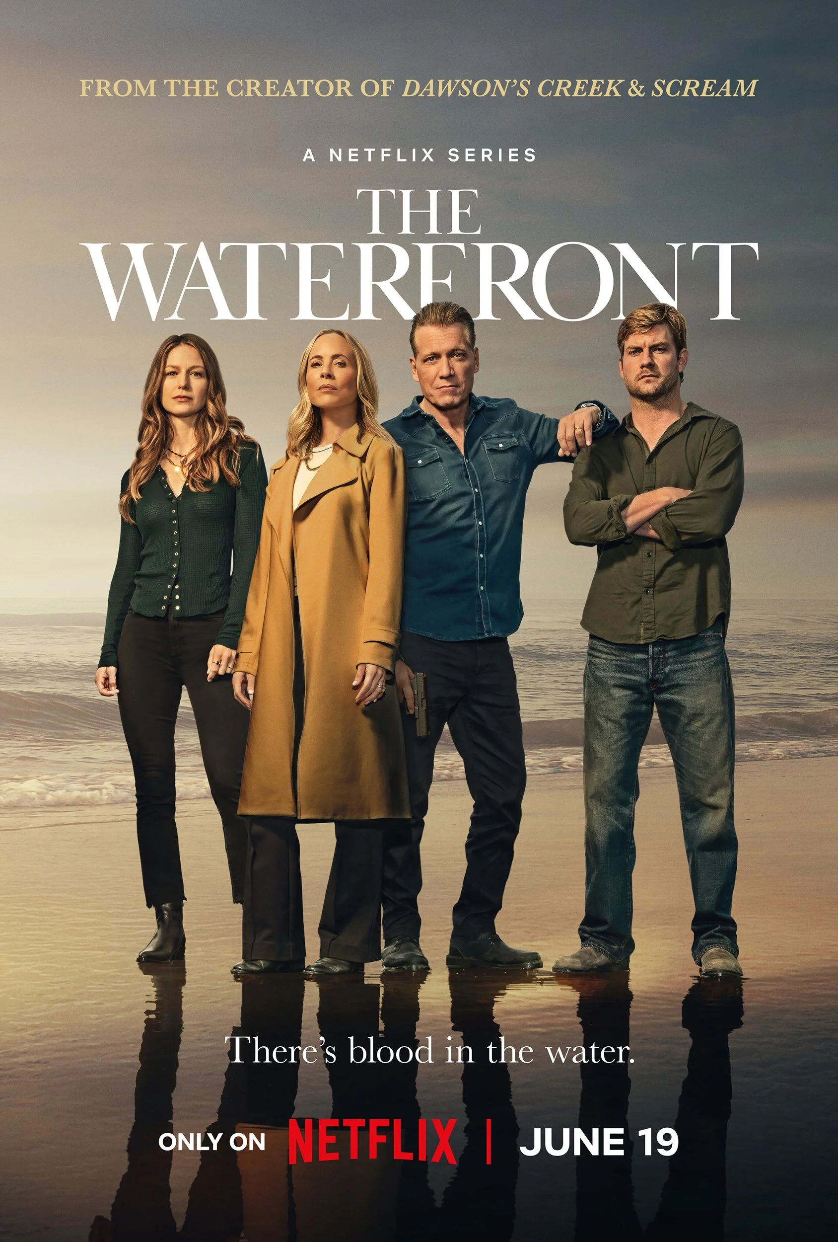 Key Art Poster Photographed by Matthias Clamer for Netflix Series, The Waterfront.