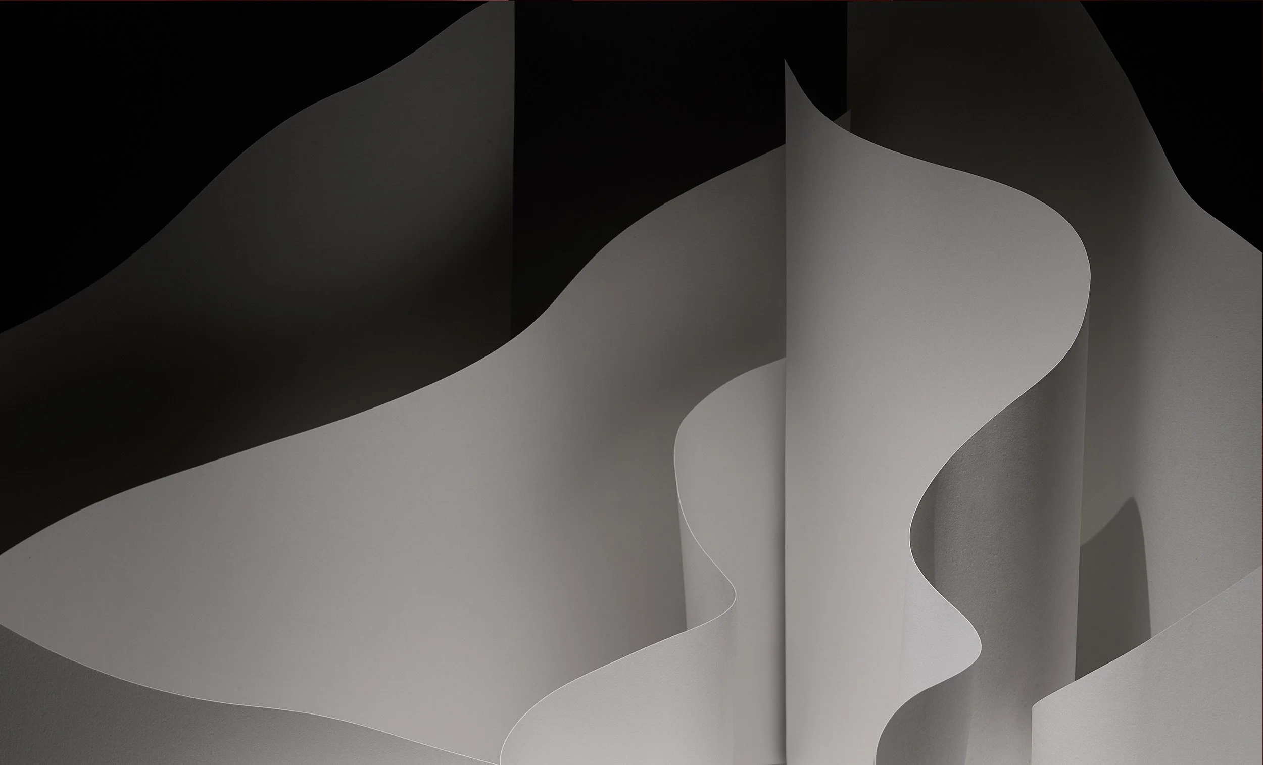 Still Life photograph by photographer Paul Zak from a personal project shooting abstract paper art sculptures.