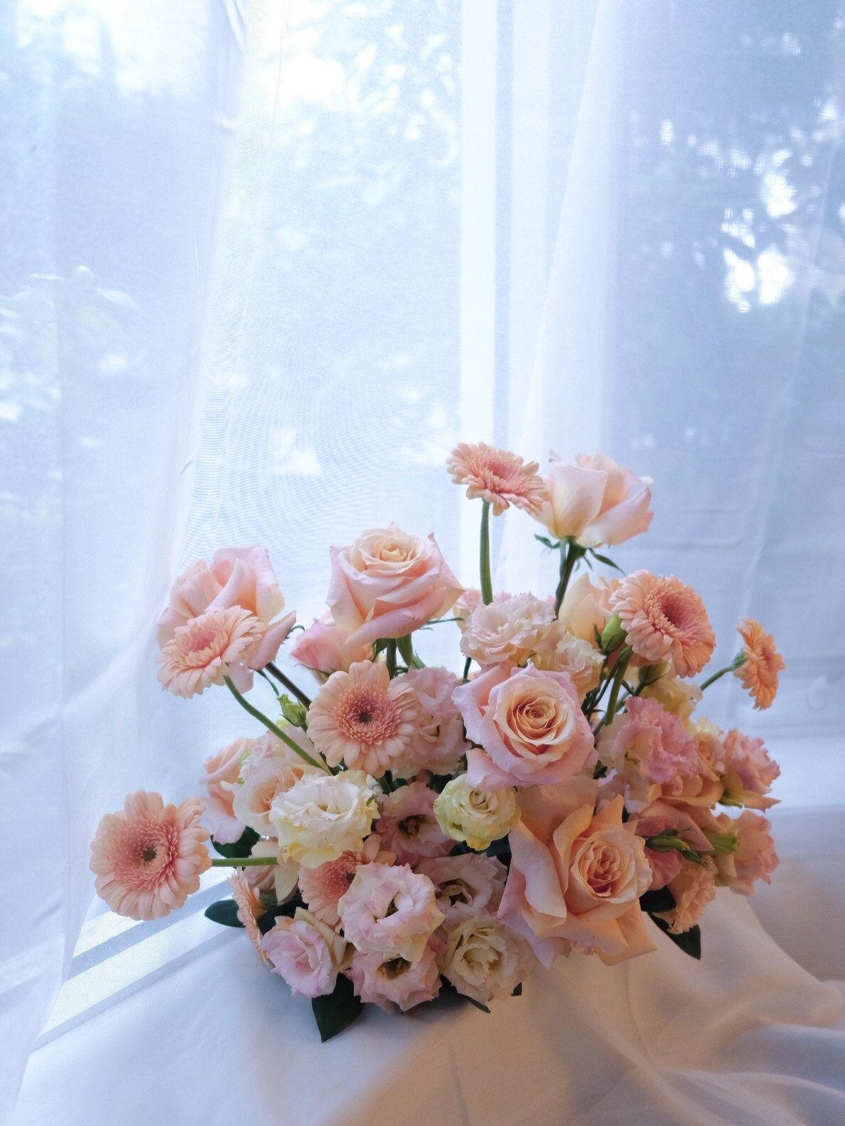 A weekend filled with the sweetest pink baby blooms for a beautiful baby shower back in June &mdash; and now, the lovely little baby is finally here. 👶🏻💕

So special to look back on these flowers knowing they were made to celebrate a little one wh