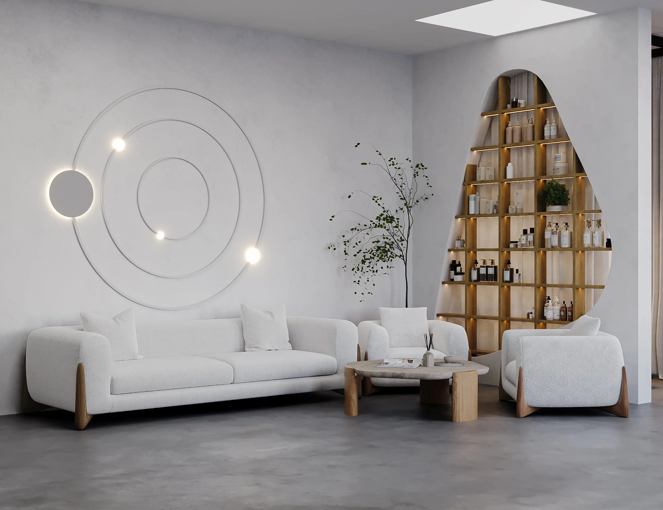 Luxury beauty salon interior design NYC by Andris Design & Construction