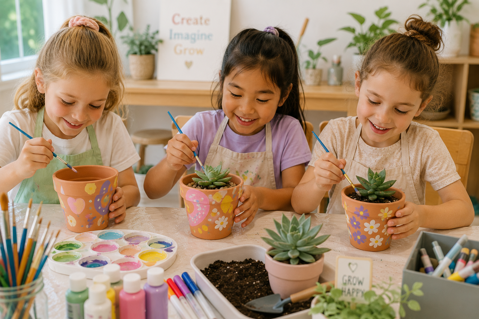 Tuesday 14 July - Paint and Plant