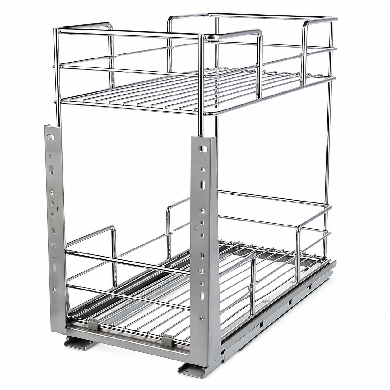 Riex GD53 Bottom baskets, wire, full. ex. concealed slides, W300 - W400, chrome