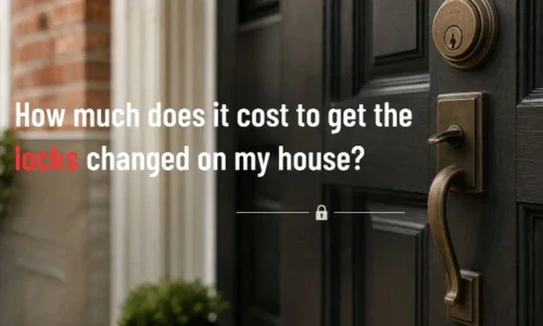 How Much Does It Cost to Get the Locks Changed on My House?