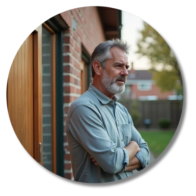 Mike David licensed locksmith responding to an emergency lockout in Maryland