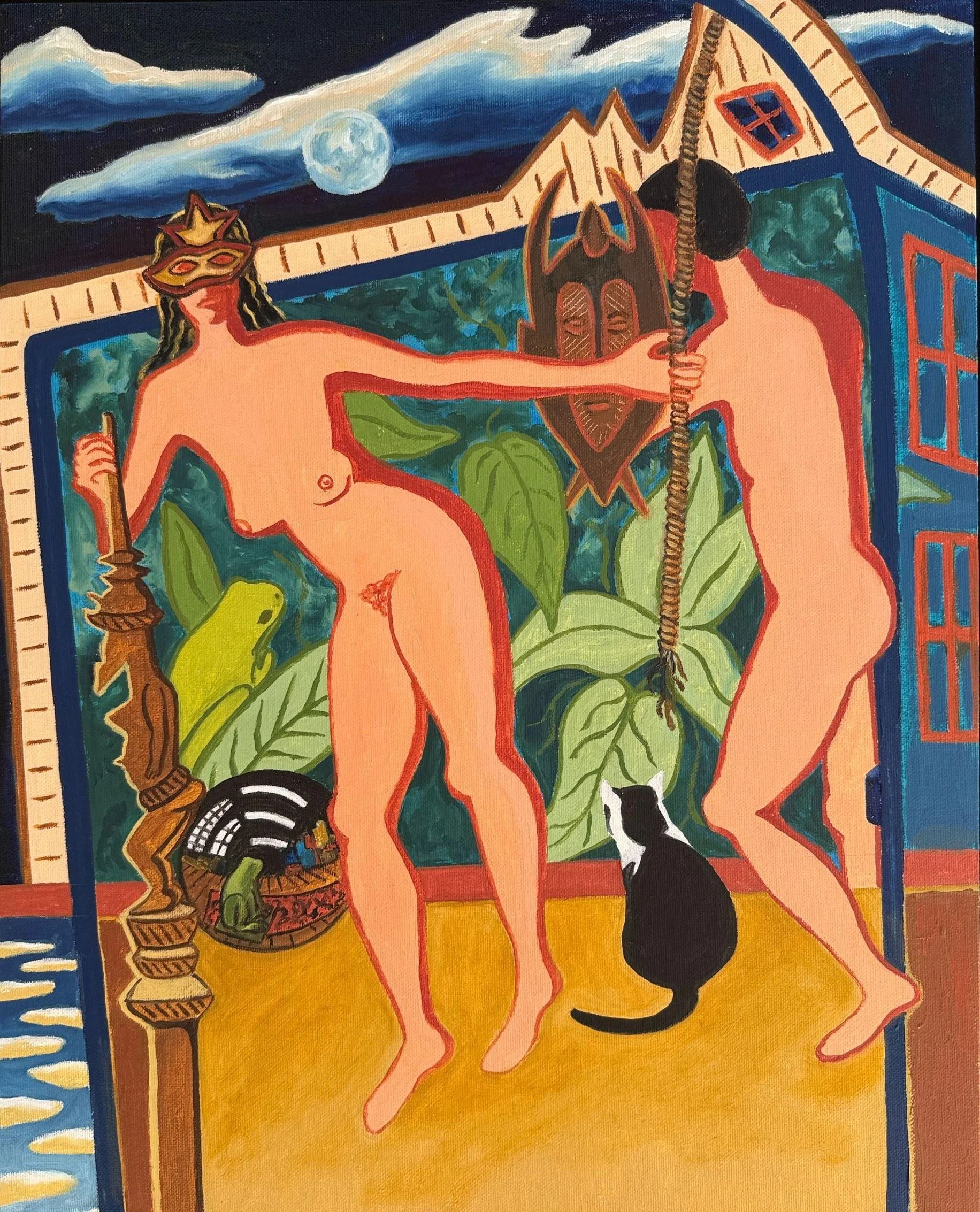 Outside of In 2023 Oil on canvas 16 x 20 NFS