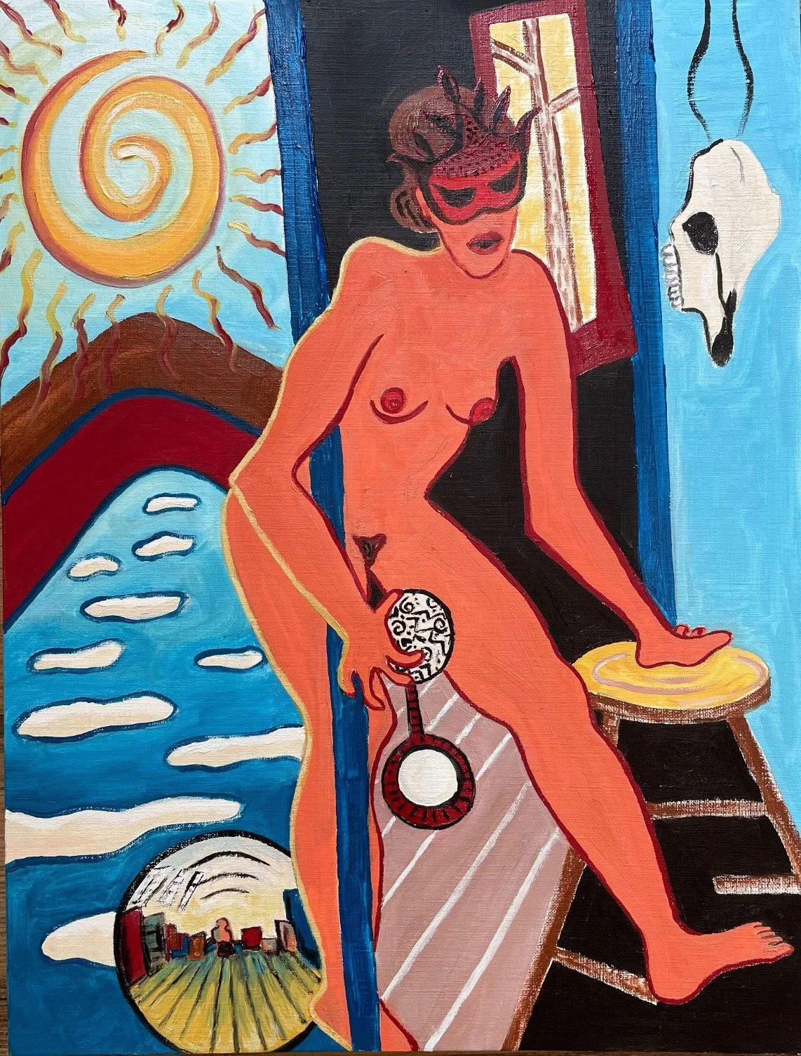 Betwixt 2022 Oil on linen panel 12 x 16 NFS
