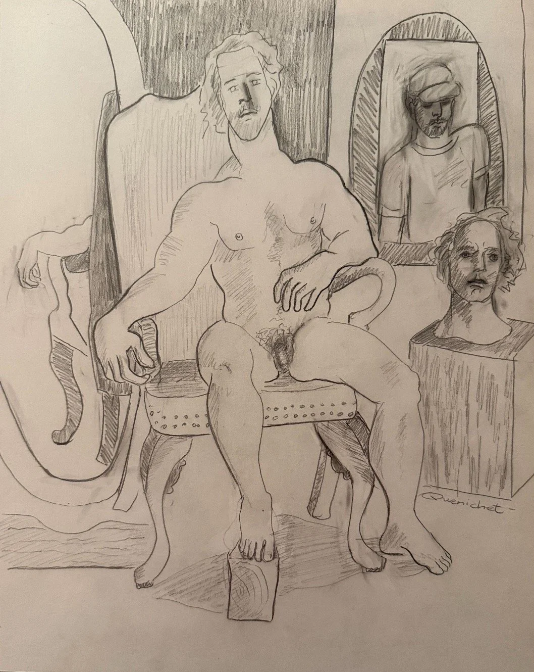 Untitled 2025 
Graphite 
11 x 14 
Available