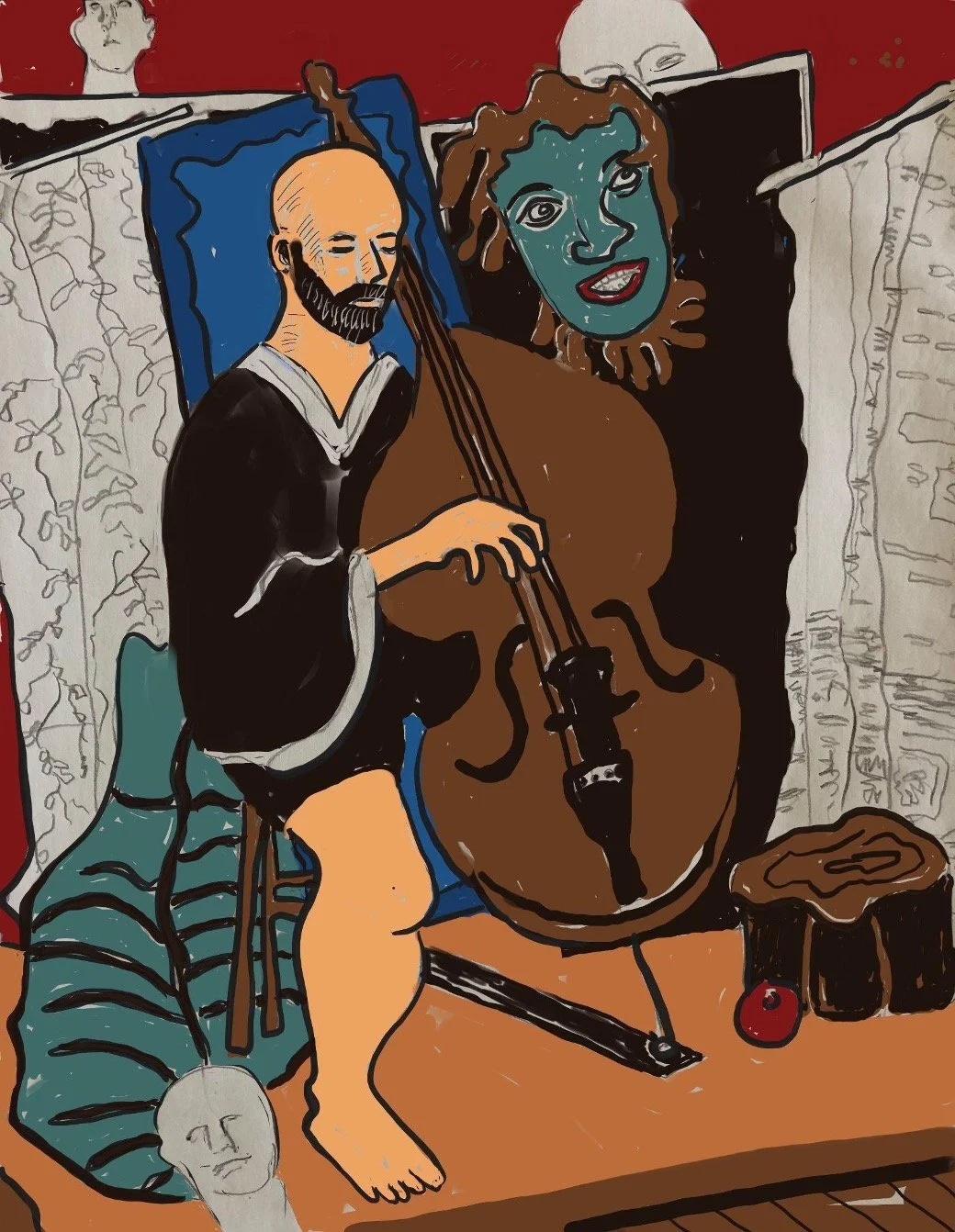 Jazz Man 2019 
14 x 17