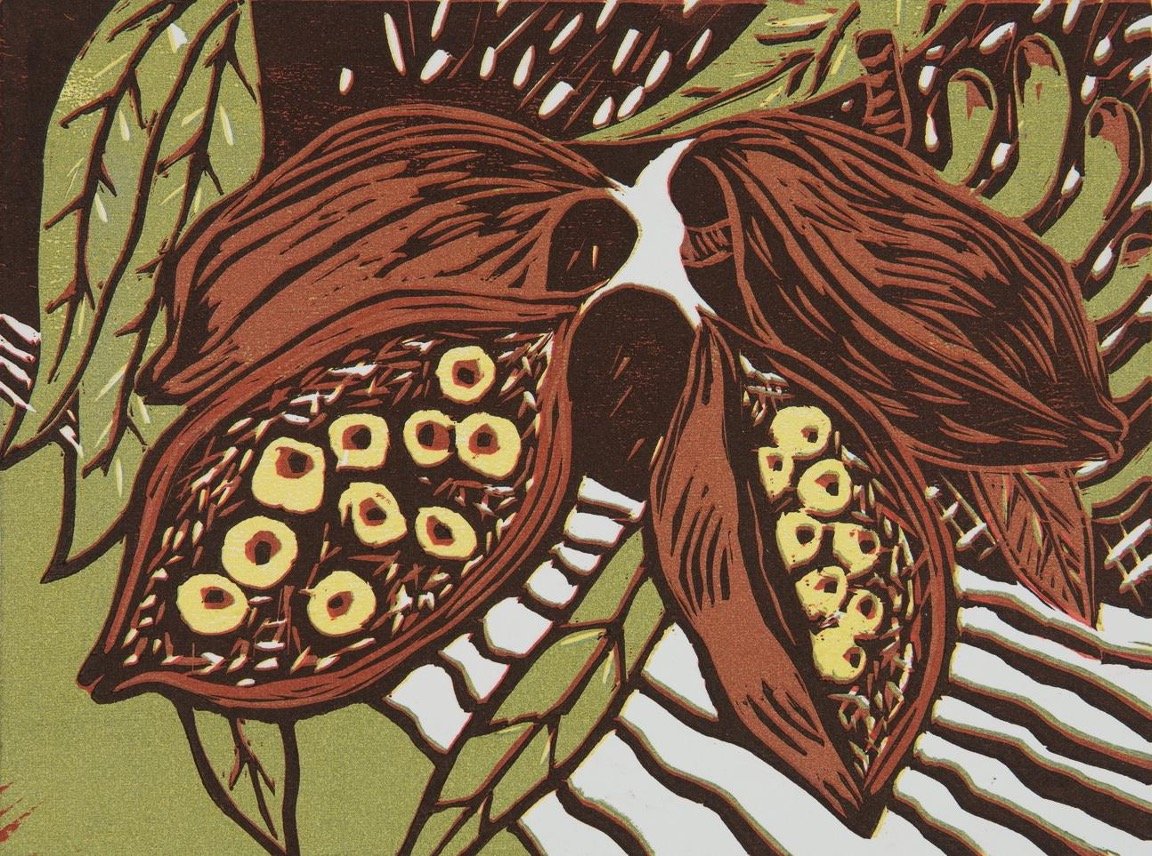 Joint Venture  2015 
Limited edition reduction woodcut 
8 x 6 
Sold Out