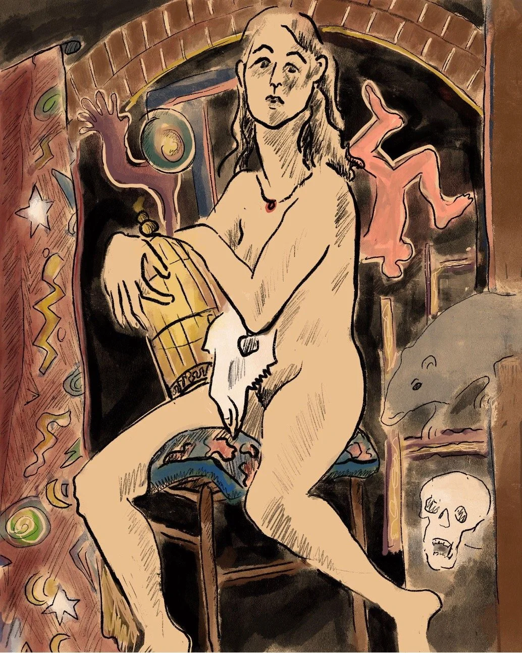 Skullduggery  2024   
8 x 10