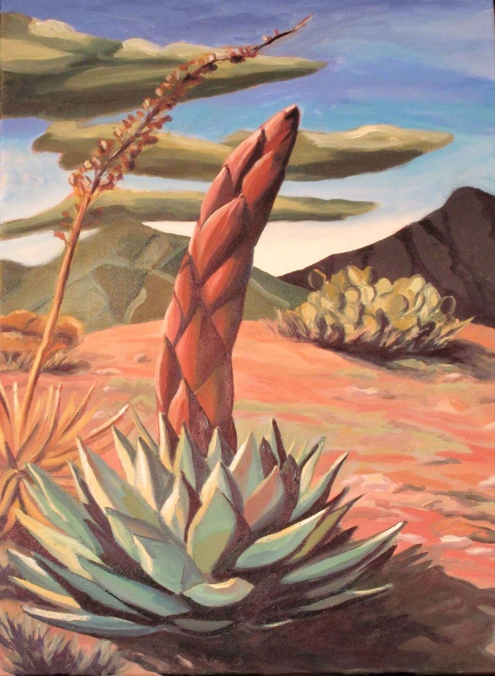 Resurrection  2014 Oil on Canvas 20 x 32 NFS