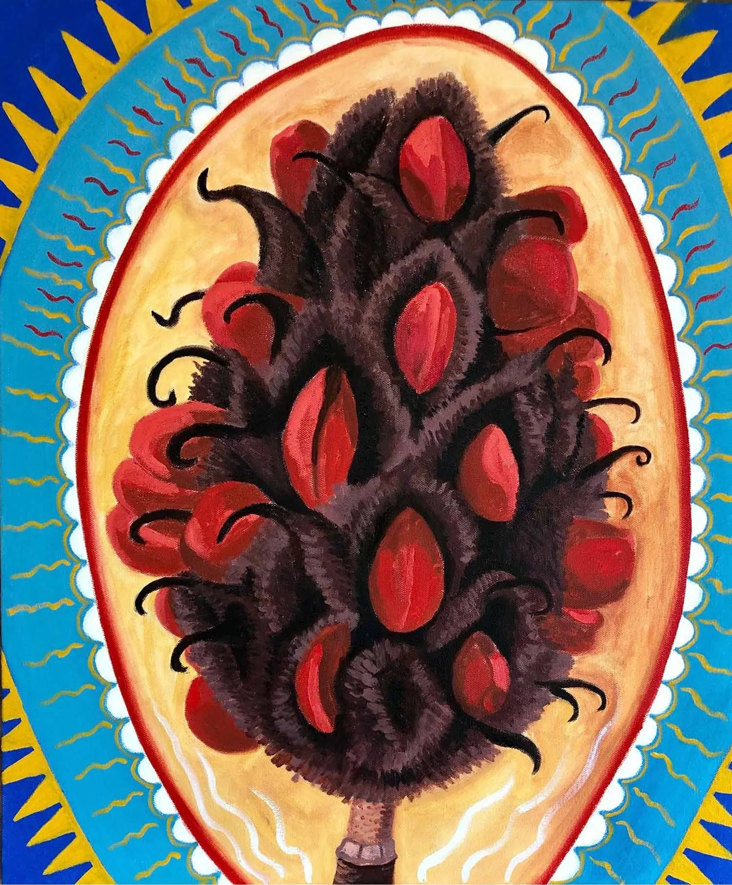 Southern Retablo 2019 Oil on canvas 20 x 24 NFS