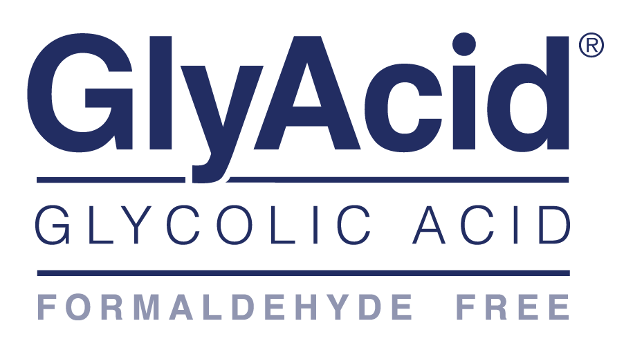 GlyAcid® stacked logo — high-purity glycolic acid by CrossChem