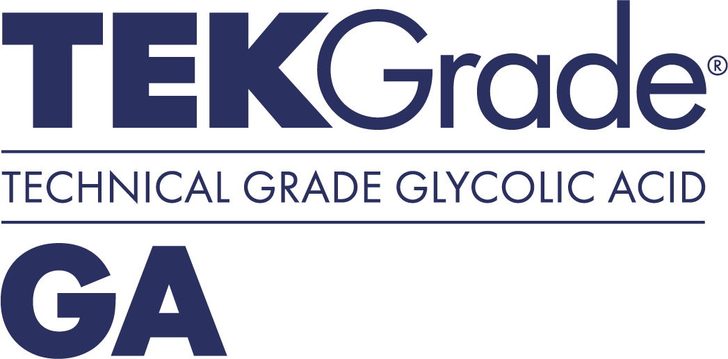 TEKGrade® GA stacked logo — technical-grade glycolic acid by CrossChem
