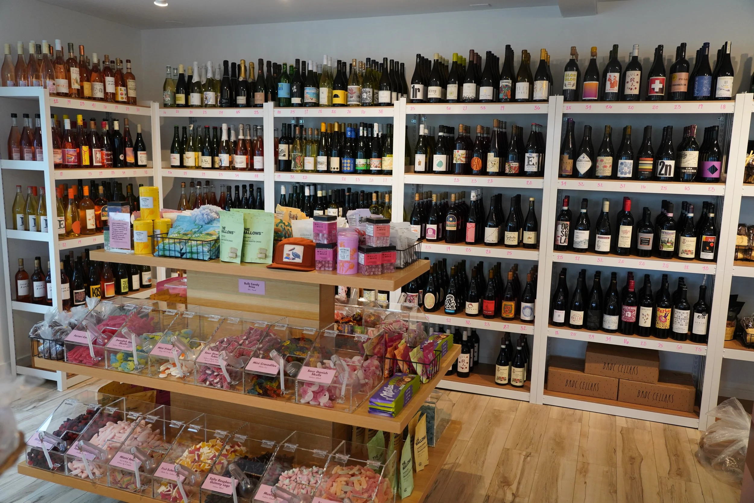 Natural wine, gourmet provisions, and Vermont's only Swedish Candy shop. Cork Market & The Candy Castle on Pond Street in Stowe, Vermont