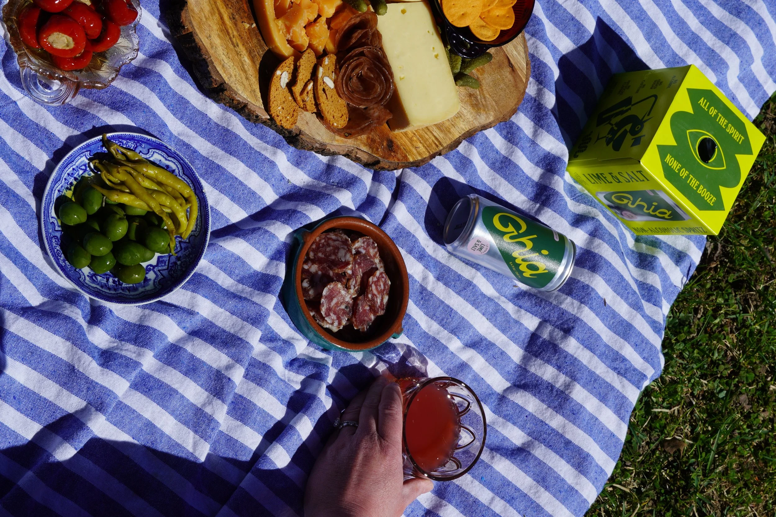 Cork Wine & Provisions Club curated spread — natural wine, local meats, cheese, and gourmet provisions delivered in Stowe, Vermont