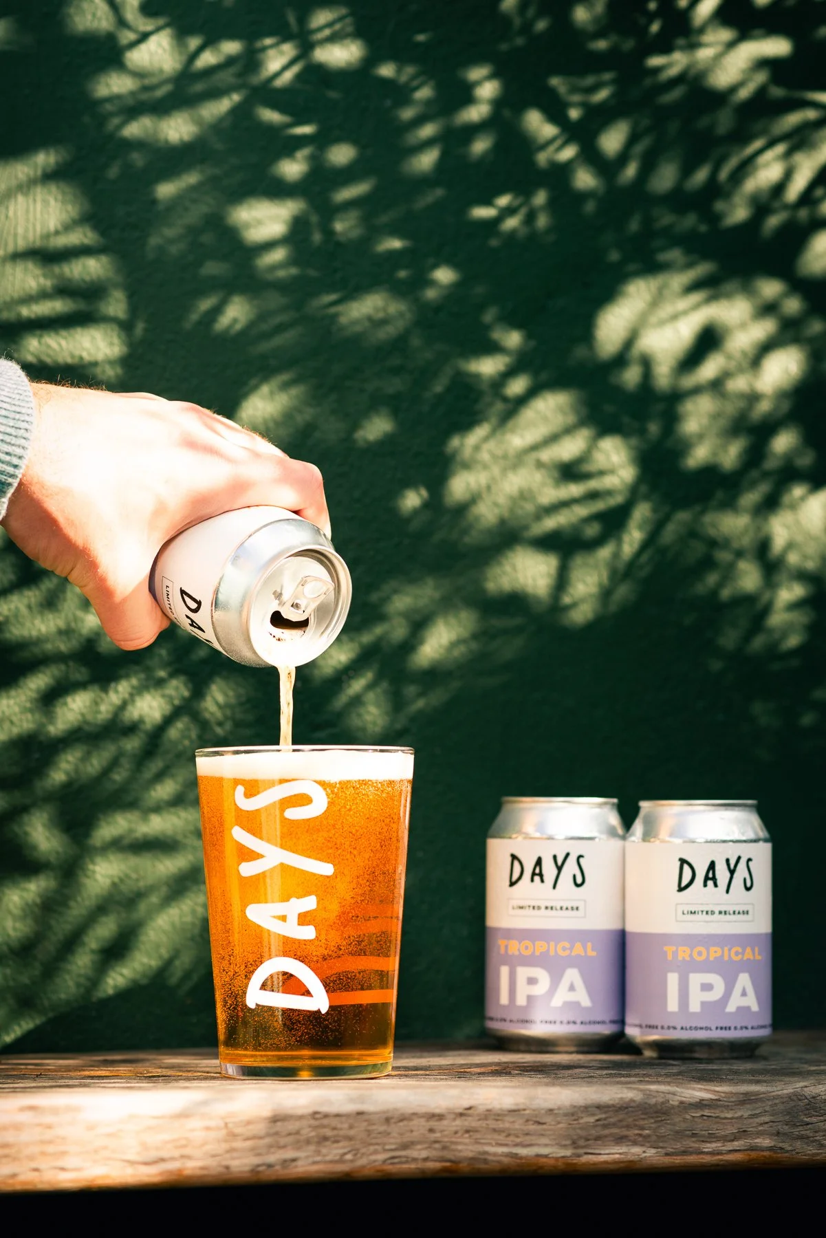 Days beer in a London beer garden