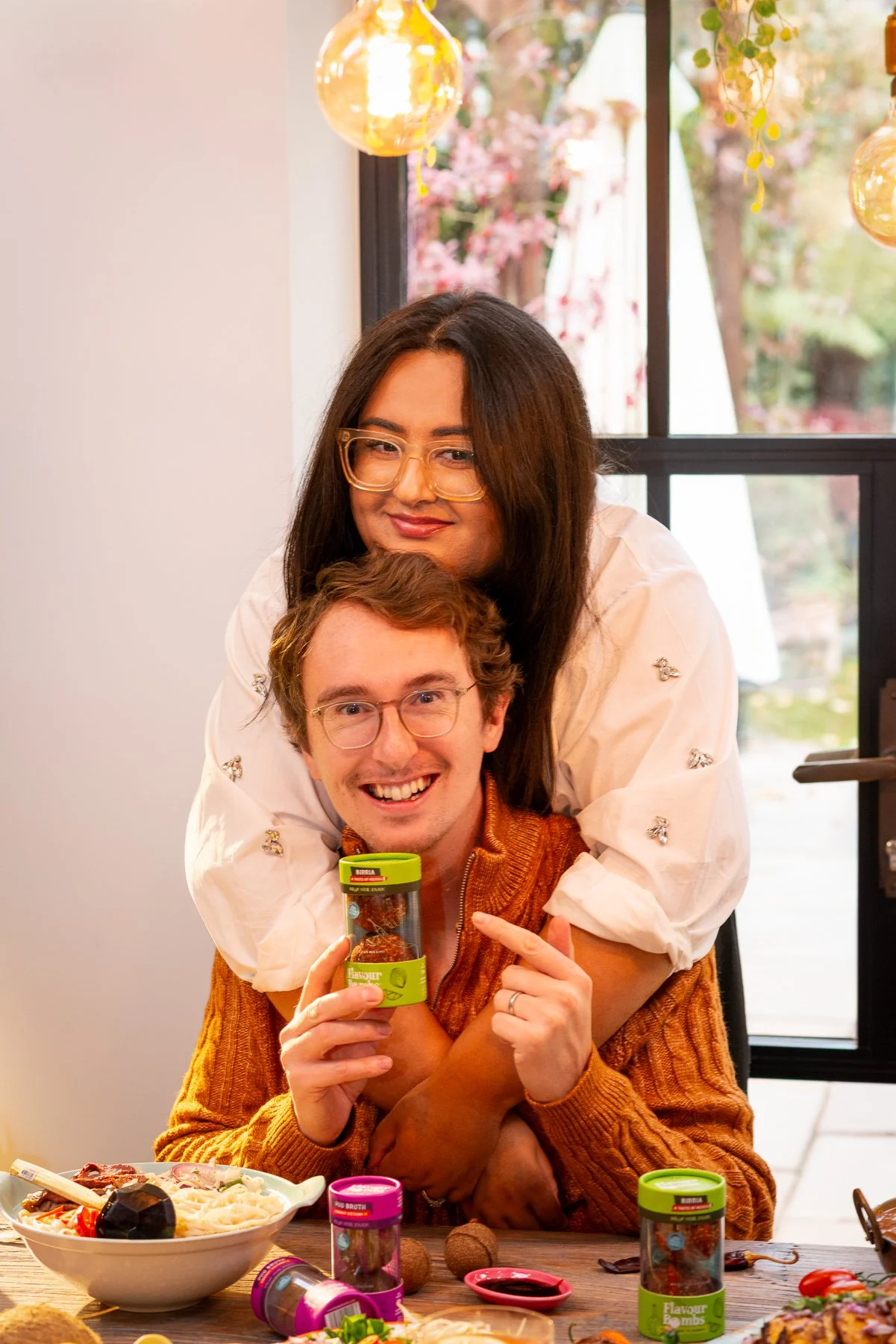 Tina and Olly founders of Flavour Bombs in North London